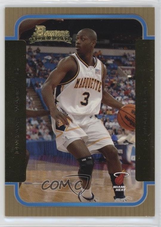 2003-04 Bowman Rookies & Stars Rookies Gold Dwyane Wade #149 HOF