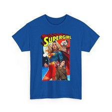 Camiseta Supergirl Dan Mora Arte 2026 DC Comics Película Milly Alcock Estilo Vintage