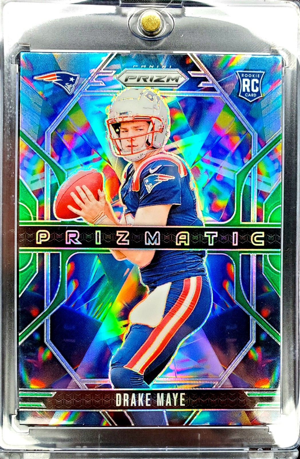 2024 Drake Maye ⭐️Green Prizm Prizmatic⭐️ Prizm Parallel #2 (RC) 