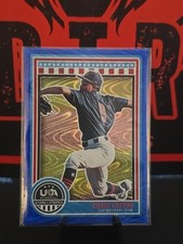 2025 Panini Stars and Stripes #11  Chase Cotton Blue Swirl #'d/125 