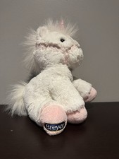 Breyer 11" White  Pink Unicorn Stuffed Animal Bridle Buddies Horse Plush