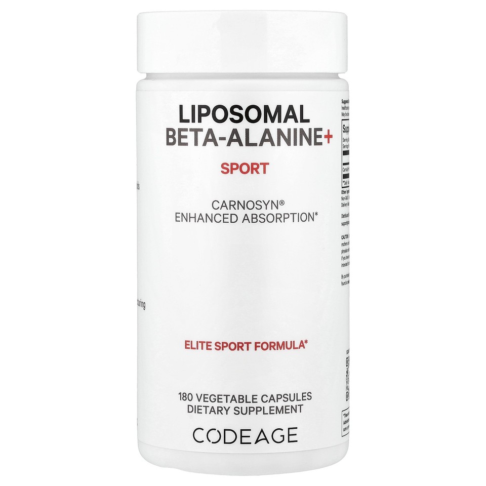 Liposomal Beta-Alanine+, Sport, 180 Vegetable Capsules (533 mg per Capsule)