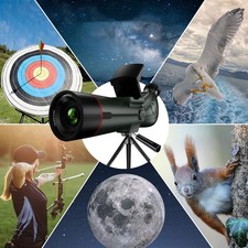 Spotting Scope With Tripod 4K Spotter Scope 18x Digital Zoom Dual Screen 450 NEW