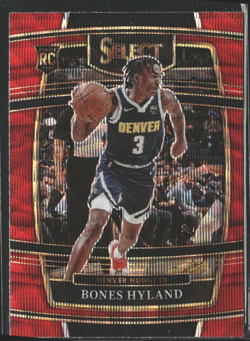 2021-22 Panini Select #79 Bones Hyland Red Wave Prizms