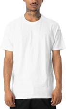 Mens Heavyweight Cotton Long Sleeve Crew Neck T-Shirts S~7XL Proclub