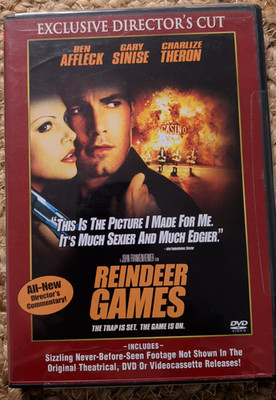 Reindeer Games - Director's Cut (DVD, 2001, Widescreen) NEW