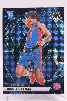 2024-2025 Mosaic Bobi Klintman Genesis Rookie (RC) SSP Case Hit Detroit Pistons