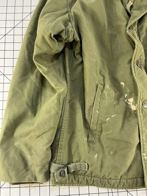 Vintage US Navy Cold Weather Permeable A-2 Type 1 Deck Jacket
