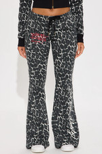 Ed Hardy Sweats, Leopard Devil Flare, Large