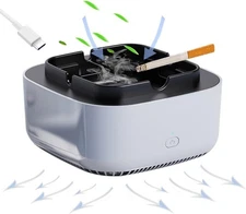 Smokeless Ashtray Multifunctional 2 in 1 Air Purifier Ashtray with Filter Rechar