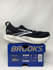 Women's Brooks Glycerin 22, Black/Grey/White, 7 B Medium US