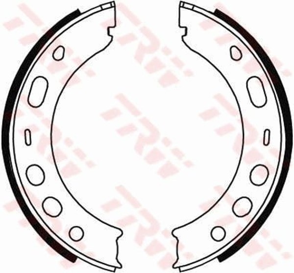 TRW Handbremsbacken Hinten Porsche 718 911 924 928 944 Boxster Cayman Panamera-image