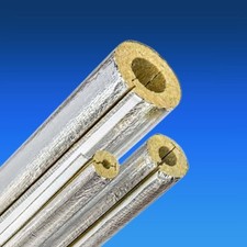 Lana di Roccia Isolamento Guscio-Tubo Alluminio Laminato Autoadesivo Tubo