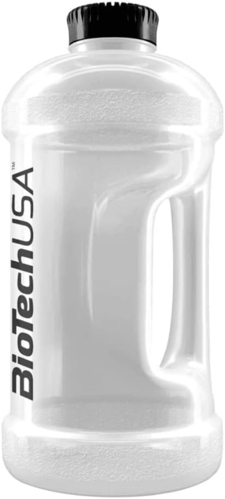 BioTechUSA Gallon 2200ml Hydration Bottle - Opal White, BPA-Free, Leak-Proof