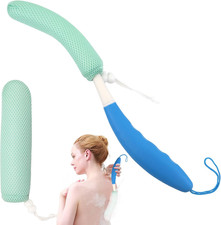 Shower Back Brush With Long Handle, 15.35" Body Brush, Back Scrubber for Men Wom