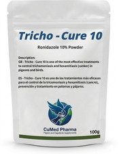 Tricho-Cure 10 - Ronidazole 10 - Pigeon and Cage Bird Canker - by CuMed Pharma