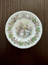 Royal Doulton Brambly Hedge  Summer   By Jill Barklem 1982 Bone China 3.5  Plate