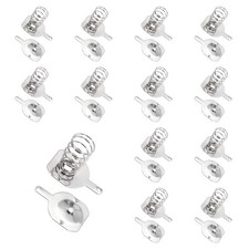 Battery Contact Spring Plates, 12 Set 16.5 mm x 16mm Terminal Contacts