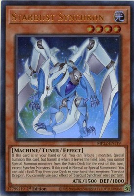 Stardust Synchron Ultra Rare 1st Edition MP22 NM