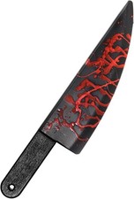 Bloody Butcher Knife Toy Prop Weapon Fancy Dress Up Halloween Costume Accessory