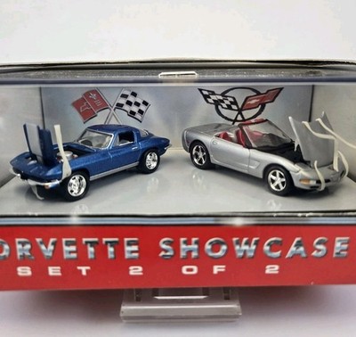 Corvette Showcase 45th Anniversary 2 Car Set 1/64 1998 Hot Wheels
