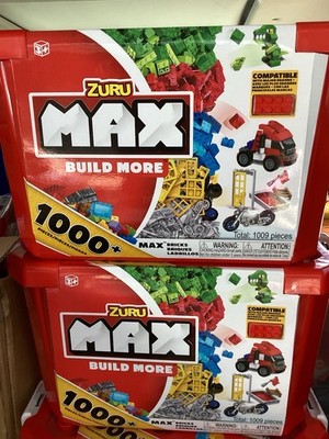ZURU MAX Build More 1009 Piece Interlocking Blocks