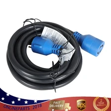 30 Amp 15FT 4Prong NEMA 14-30P/14-30R Generator Extension Cord