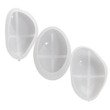 3pcs Stone Resin Silicone Molds for Epoxy Casting Jewelry Craft Projects