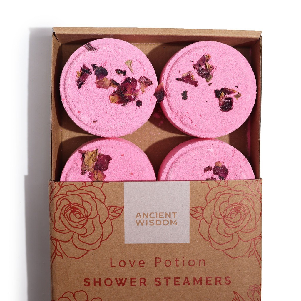 Shower Steamers LOVE POTION Blend Zen Set of 4 - Ancient Wisdom