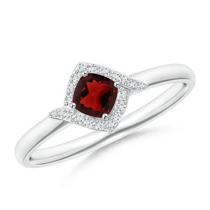 Authentic Beautiful Lab Grown Stunning Garnet Ring, 925 Sterling Silver Ring gold plated