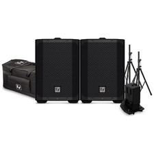 Electro-Voice EVERSE 8 Weatherized Battery-Powered Speaker Pair W/Bag/Stands