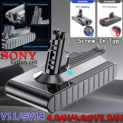 Für Dyson V11 SV14 Original Akku 6,0Ah Absolute Complete Screw In Sony Cell 4AH
