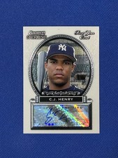 C.J. Henry 2005 Bowman Sterling Auto #BS-CH autograph