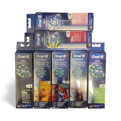 3x Oral-B 4 Aufsteckbürsten (12St.) Megapack, 7 Sorten Auswählbar Neu
