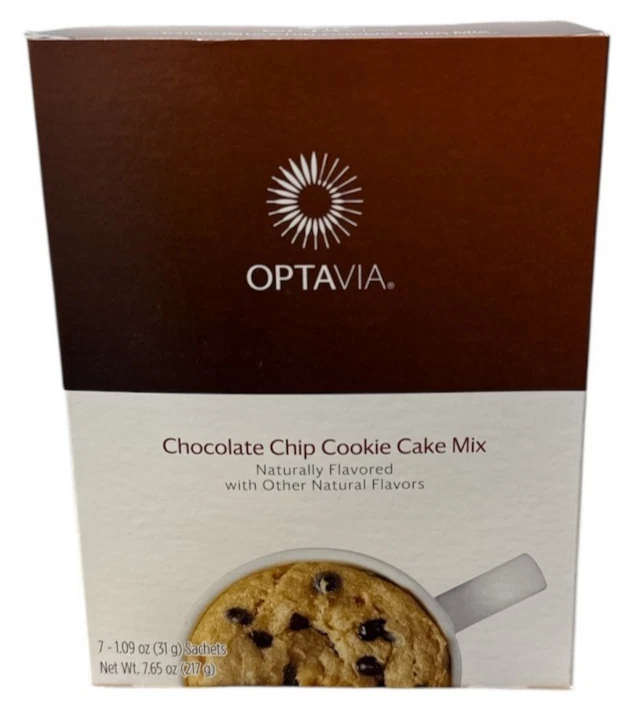 Optavia Chocolate Chip Cookie Cake Mix 7 Pack - New - Exp 07/26