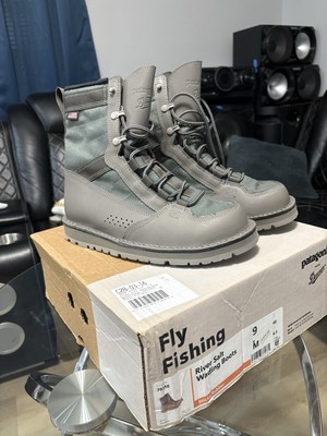 Patagonia Gray Lace-Up Wading Boots Patagonia x Danner River Salt Wading Boot - Men main image 2