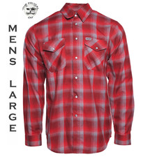 DIXXON FLANNEL x SWITCH SUSPENSION - GAME OVER Flannel Shirt - Men's LARGE