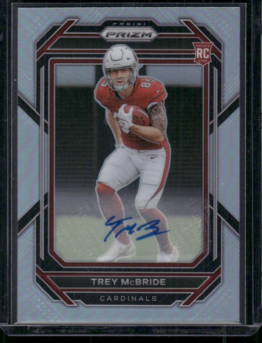 2022 Panini Prizm #327 Trey McBride Autographs Prizm Silver