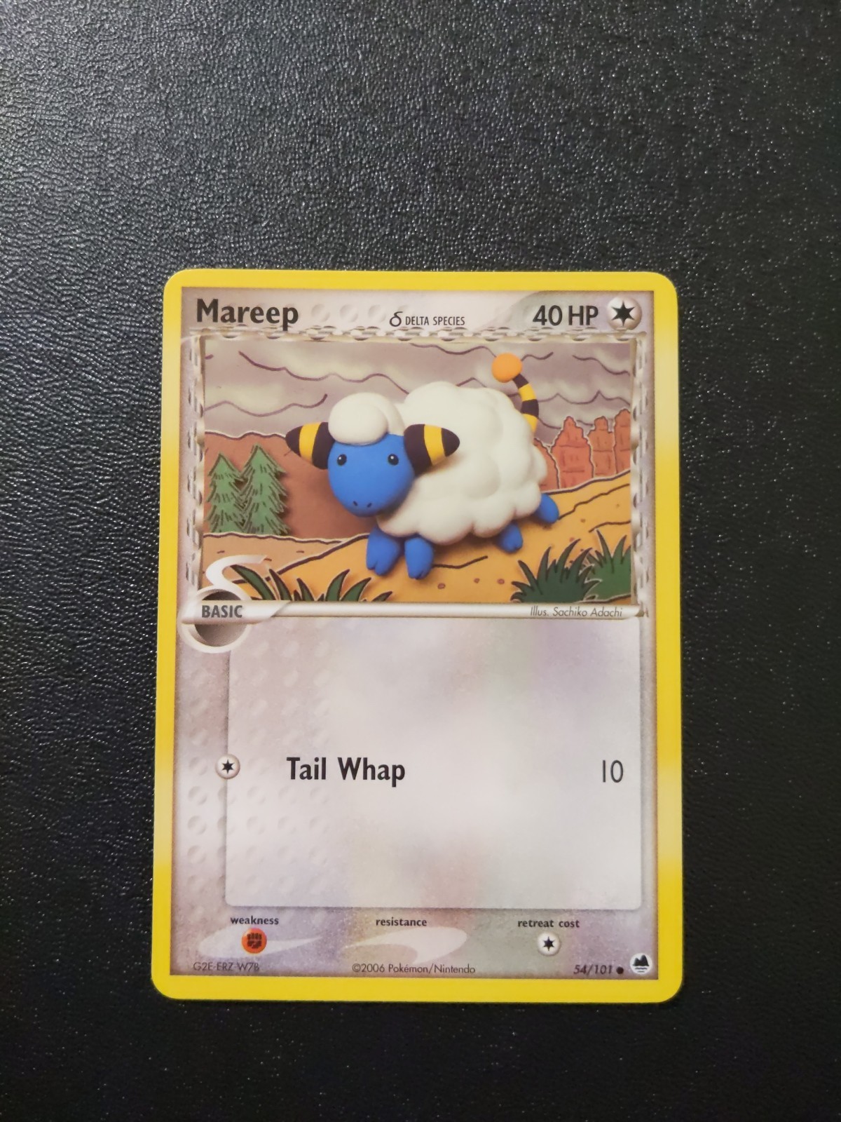 Mareep 54/101 Regular Common VLP Print Line | Pokemon Dragon Frontiers