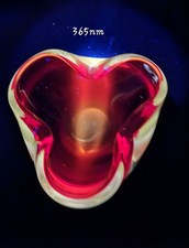 Bellissimo grande posacenere porta caramelle MCM Murano Sommerso in vetro artistico