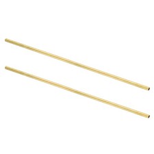 2Pcs H62 Brass Round Tube 6mm OD 0.5mm Wall Thickness 300mm Length Pipe Tubing