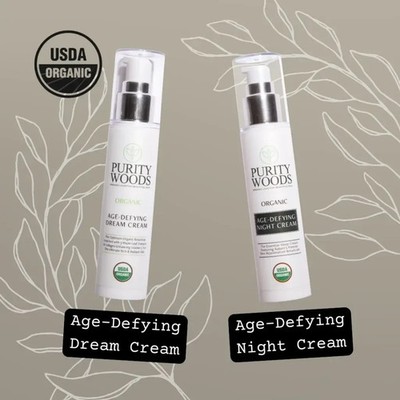 Purity Woods Day & Night Skin Renewal System Anti-Aging Wrinkle Cream Set