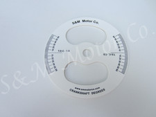 Engine Top Dead Center Tdc Ignition Timing Disc Tool 60-0605 Triumph Bsa Norton