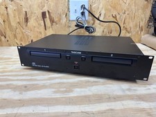 TASCAM CD-302 Dual CD Player CD302  UNTESTED 