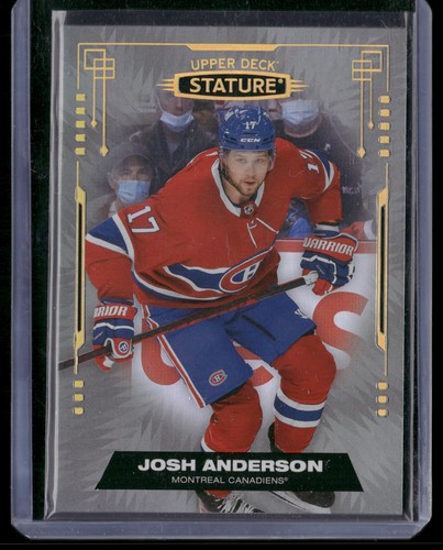 2021 Upper Deck Stature Josh Anderson #75 card