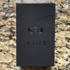 Ekster Wallet Parliament Charcoal Logo Strap Men's Solid Bifold Wallet