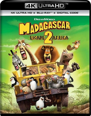 Madagascar Escape 2 Africa 4K UHD Blu-ray NEW