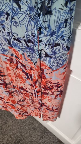 Womens B&M BOHO Floral Maxi Dress UK Size 8 Summer Holiday Wedding Guest Cruise - Picture 3 of 13