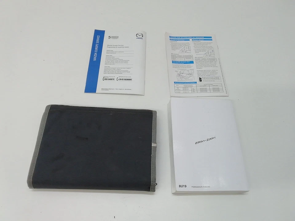 LIBRETTO USO E MANUTENZIONE PER MAZDA 5 Berlina RF (05>) - Immagine 4 di 4