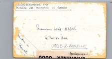 1944 Douglas Isle Of Man WW2 POW Internment Camp J Hache Cover To Belgium